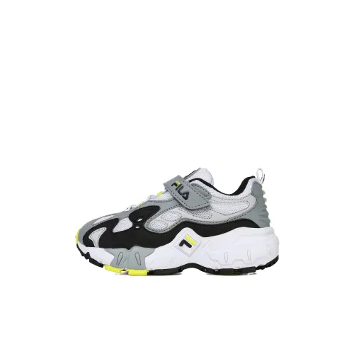 FILA KIDS Lavege Plus Амортизация Износостойкий Низкий Топ Детская Беговая Обувь Серый Children Возраст 3-7 Лет