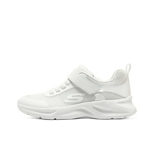 Skechers Амортизация и Дышащий Низкий Топ Kids Lifestyle Shoes Белый