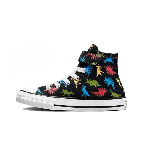 Converse Chuck Taylor All Star Амортизация Износостойкие Высокие Кеды KIDS Черные Зеленые Подростковые