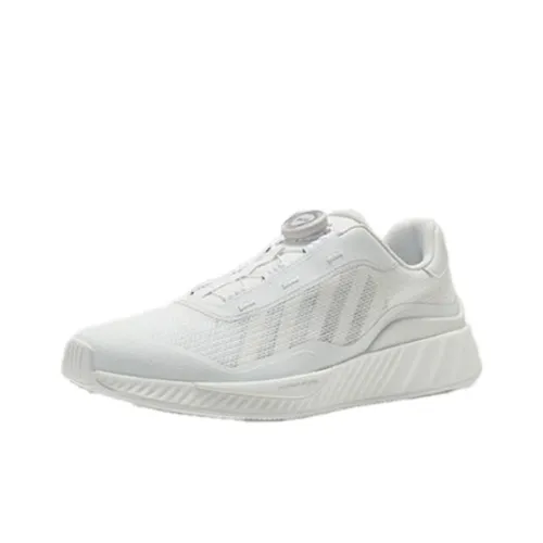 KSWISS Slip-resistant Abrasion-resistant Низкий топ Беговые кроссовки Мужские Белый Серебряный