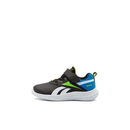 Reebok Rush Runner 5 Low Топ Обувь для малышей Черный белый Infant And Toddler