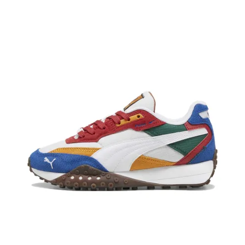 PUMA Blktop Rider Детские повседневные кроссовки Белый Синий Красный Подростки