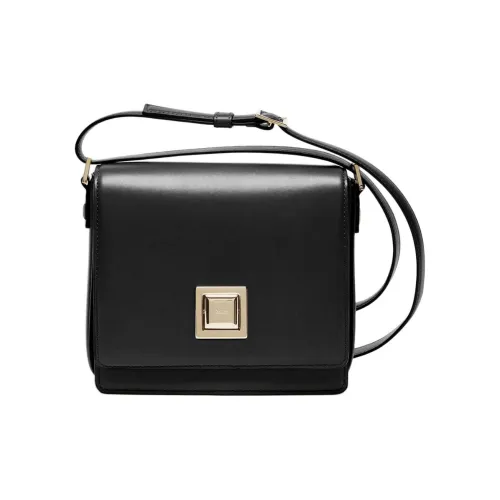 MaxMara Сумка через плечо из телячьей кожи среднего размера женская черная