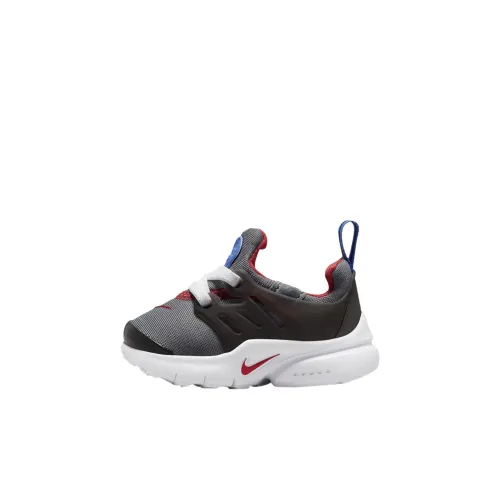 Nike Air Presto Амортизация Износостойкий Низкий Топ Обувь для малышей Серый Красный Infant и Toddler