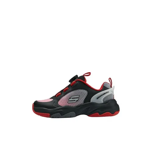 SKECHERS GIRLS Детская беговая обувь Низкий топ Красный Черный Kids