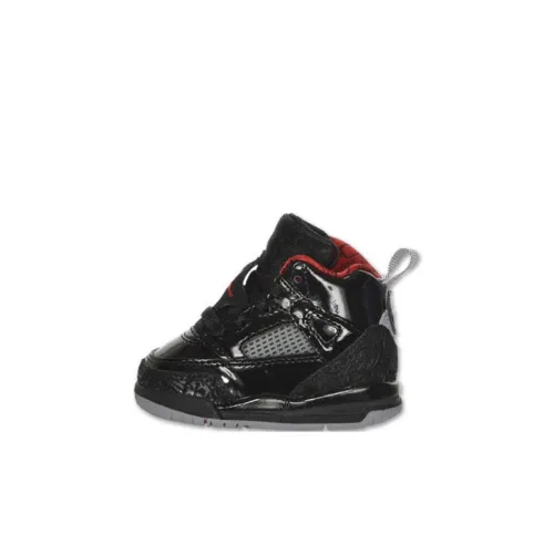 Джордан Spizike противоскользящая устойчивая к истиранию низкий топ обувь для малышей черный для новорожденных и малышей