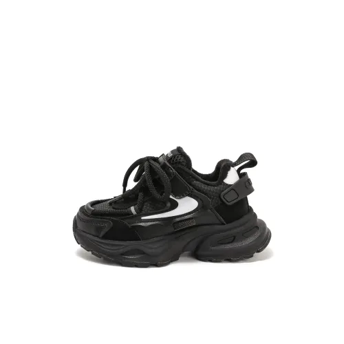 C°BANNER Термические детские повседневные кроссовки черного цвета