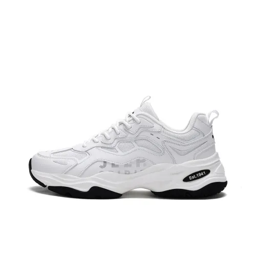 JEEP SPIRIT Амортизация Устойчивость к истиранию Дышащий Противоскользящий Низкий Топ Casual Мужской Полярный Белый