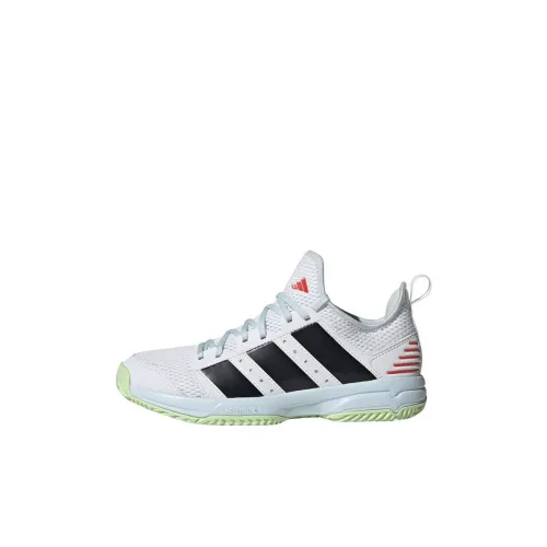 Adidas STABIL INDOOR Детская тренировка Кроссовки Белый Черный Красный Малыш