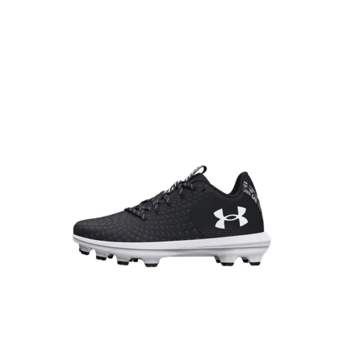 Under Armour Glyde 2 Slip-Resistant Abrasion-Resistant Low Top Детские Тренировочные Кроссовки Черные Детские