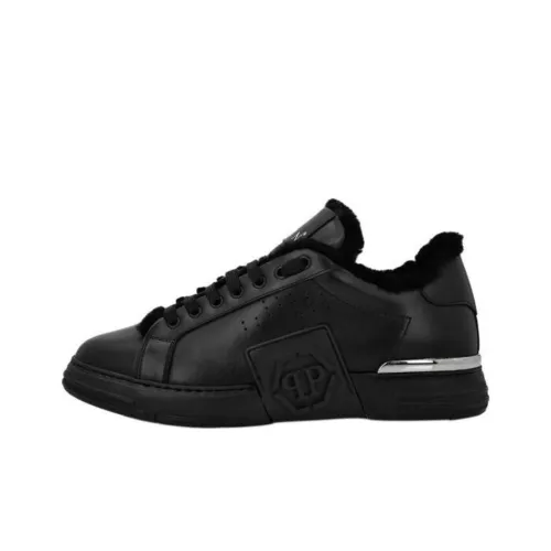 PHILIPP PLEIN Hexagon Low Топ Скейтборд Кроссовки Унисекс Черный
