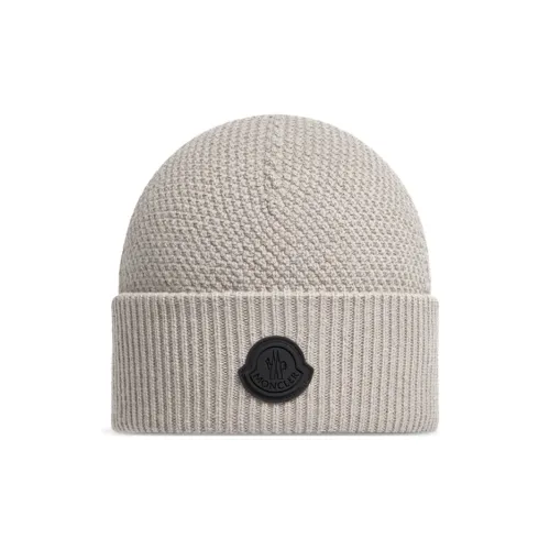 Moncler Шерстяные Шапки Мужской Светлый Умбра