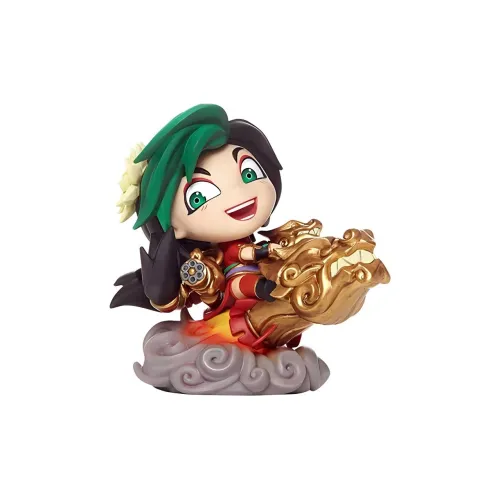LEAGUE OF LEGENDS Джинкс ЛИГА ЛЕГЕНД Мифический дракон Пламя Фигурка Джинкс в стиле чиби