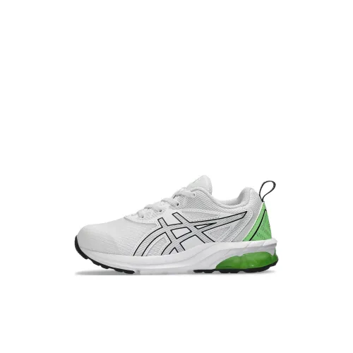 Asics Гель Quantum 90 4 Детские беговые кроссовки Низкий Топ Серый Зеленый Kids