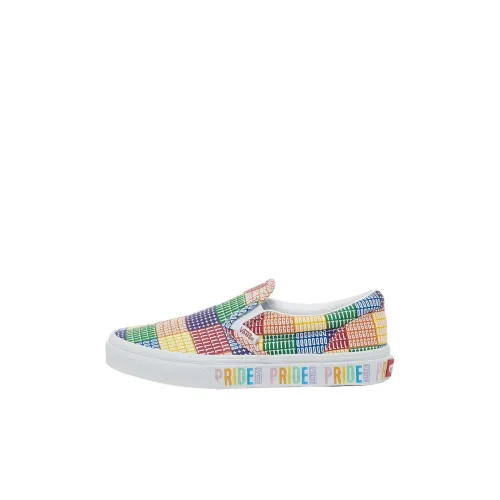Vans Slip On Series Детские Скейтбординги Низкие Топы Многоцветные Kids