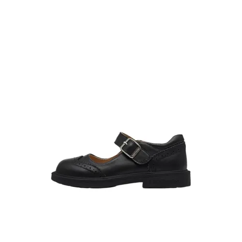 Hush Puppies Детская кожаная обувь Low Top Черный Kids