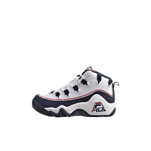FILA KIDS Grant Hill 1 Противоскользящий устойчивый к истиранию высокий топ детская баскетбольная обувь белый детский