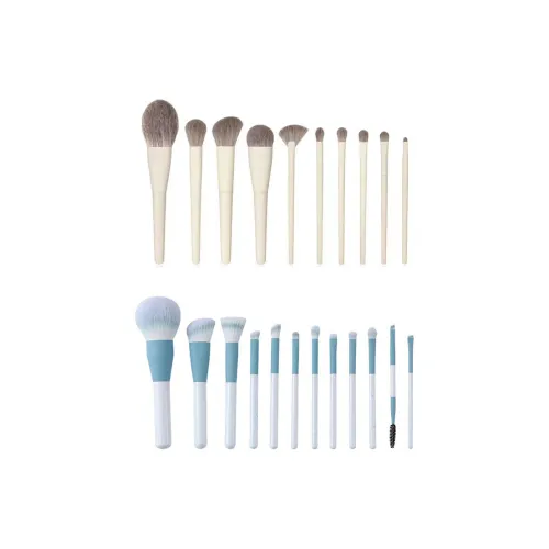XIBI 12 шт Лазурь + 10 шт ZERO Степень Набор кистей для макияжа Детали Мягкая кожа Дружелюбный