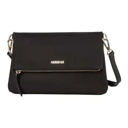 AMERICAN TOURISTER Нейлоновая сумка через плечо унисекс черного цвета