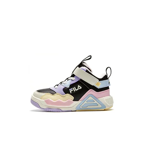 FILA KIDS Memphis Board Slip-resistant Abrasion-resistant Low Top Детская беговая обувь Синий Черный Детский