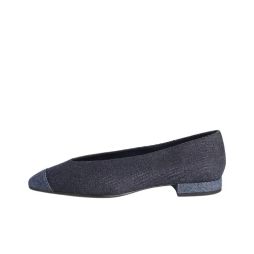 Loro Piana Женские повседневные туфли, синий цвет, женские