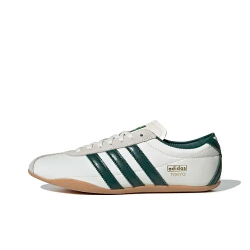 Adidas Originals Tokyo Slip-on Устойчивый к истиранию Низкий Топ Casual Унисекс Белый Зеленый