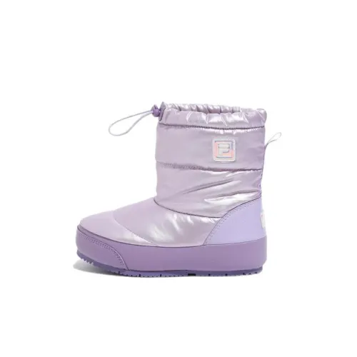 FILA KIDS Mirrorball Boots KD Устойчивые к истиранию Термоботинки Низкие Детские Фиолетовые Ботинки