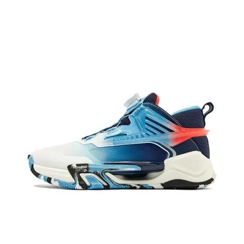 QIAODAN Амортизация Износостойкий Низкий Топ Детские Баскетбольные Кроссовки Синий