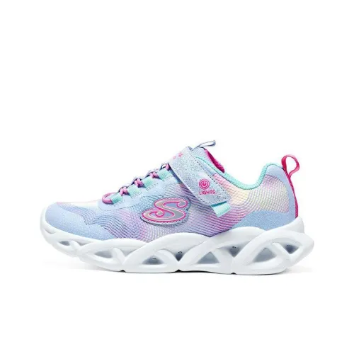 Беговые кроссовки Skechers Kids Low Top синие-фиолетовые для школьников