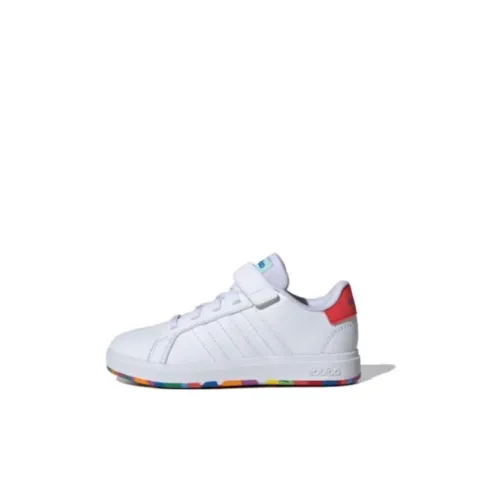 ADIDAS NEO GRAND COURT 2,0 Низкий Топ Детский Скейтбординг Белый Красный Детский