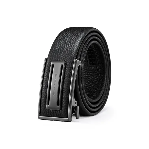 Roberta Di Camerino Ремни из коровьей кожи Мужской Черный 3,5 см Открытка с поздравлением Написание и услуга печати PHOTO
