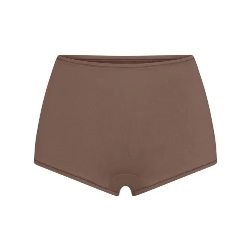 SKIMS Хлопок Джерси Мальчик Короткий Трусы Женские 1 Пачка Трюфель Truffle