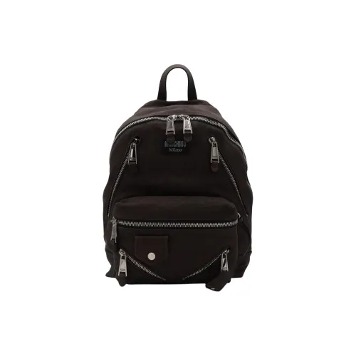 MOSCHINO Полиэстер Рюкзак Мужской Черный Коричневый