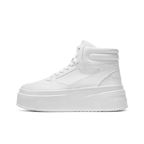 M.M Party Slip-Resistant Водонепроницаемый Увеличивающий Высоту Устойчивый к Износу Высокие Кроссовки для Скейтбординга Мужские