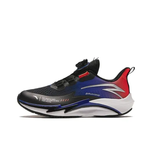 Antakids Амортизация Износостойкий Низкий Топ Детская Беговая Обувь Черный Синий Красный