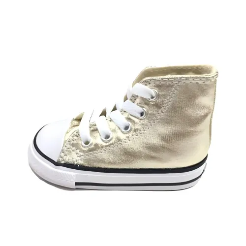 Конверс All Star Амортизация Износостойкие Высокие Кеды для Подростков Золотой