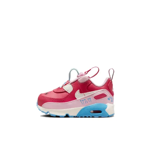 Nike Air Max 90 Амортизация Низкий Топ Обувь для малышей Розовый Infant и Toddler