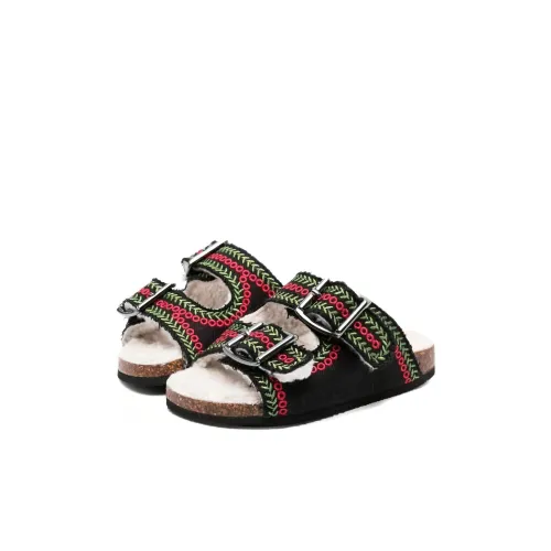 Stella McCartney Детские домашние тапочки черные для малышей