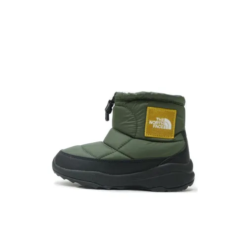 The North Face Nuptse Детские утепленные сапоги Зеленый Желтый Kids