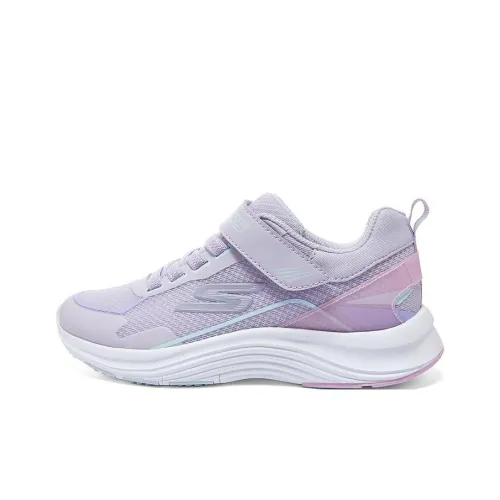 Skechers Kids Низкий Топ Детская Беговая Обувь Фиолетово-Розовая