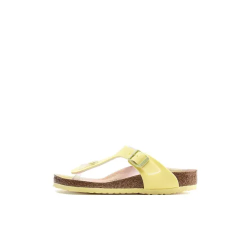 Birkenstock Детские домашние тапочки Светло-желтый Kids