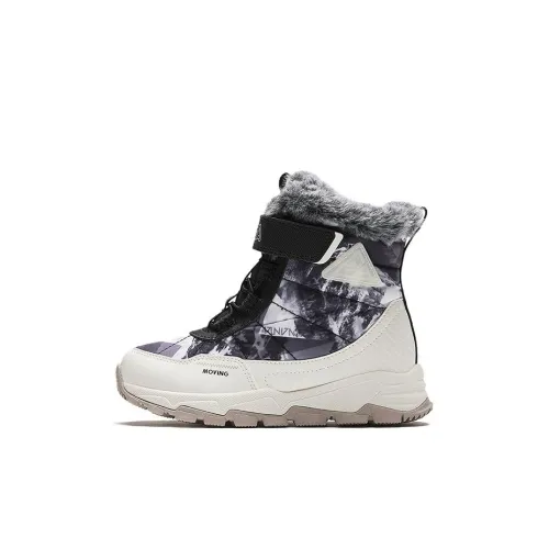 Antakids Амортизация Износостойкие Crew Детские ботинки Бежево-черный Серый Дети 3-7 лет