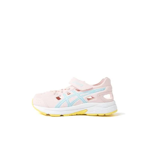 ASICS RUNNING KIDS CONTEND Series Амортизация Износостойкие детские сандалии Розовый Для детей 3-7 лет