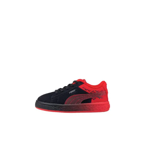 The Бэтмен X PUMA Suede Series Low Топ Обувь для малышей Черно-красный Infant And Toddler
