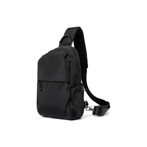 MOYYI Oxford Sling Bag Men's Black