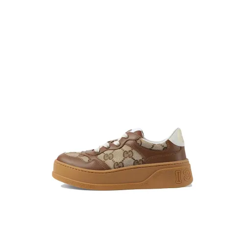 GUCCI Детские Скейтбординги Низкий Топ Коричневый Kids