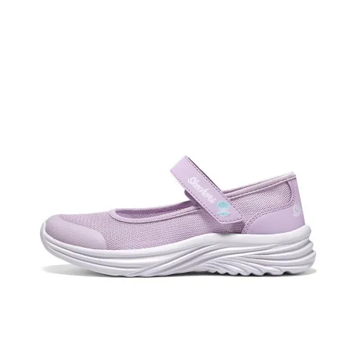 Skechers Kids' Кэжуал Низкий Топ Фиолетовый Школьный
