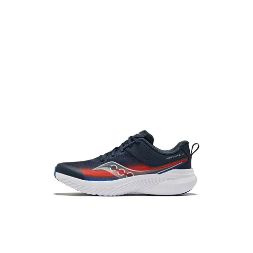 Saucony Kinvara Elite 14 Детская беговая обувь Низкий топ Темно-синий Красный Kids