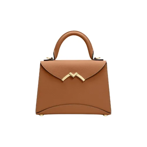 Moynat Сумка через плечо из коровьей кожи маленькая сумка женская коричневая