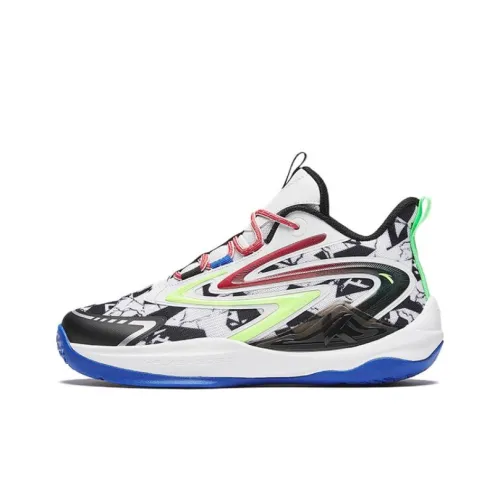 Antakids Детские баскетбольные кроссовки MID Топ Белый/Серый/Черный Школьный возраст